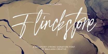 Flinckstone Font Poster 1