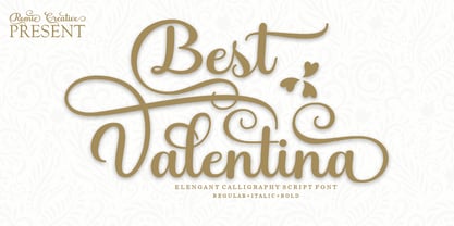 Best Valentina Font Poster 1