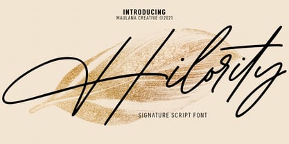 Hilority Font Poster 1