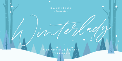 Winterlady Font Poster 1
