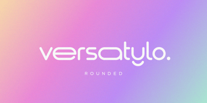Versatylo Rounded Font Poster 1