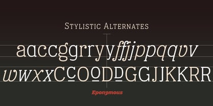 Eponymous Font Poster 12