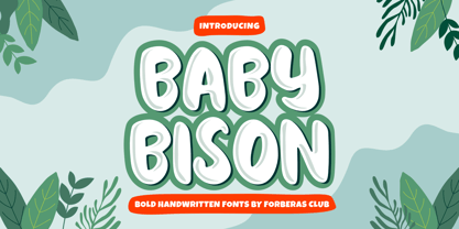 Baby Bison Font Poster 1