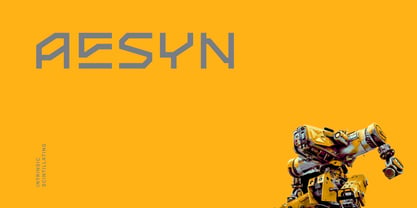 Aesyn Font Poster 1