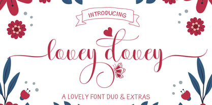 Lovey Dovey Fuente Póster 1