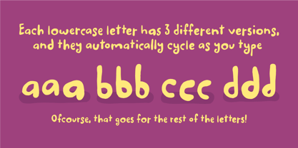 Butter Cookie Font Poster 2