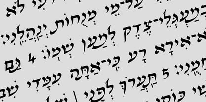 Hebrew Karina Font Poster 8