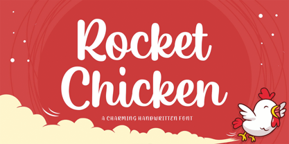 Rocket Chicken Font Poster 1