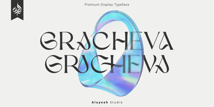 Al Gracheva Font Poster 1