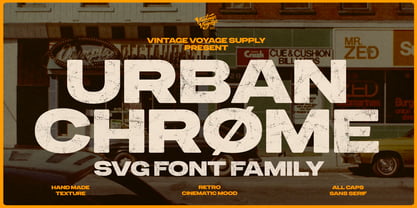 Urbanchrome Font Poster 1