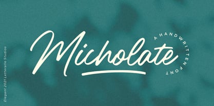 Micholate Font Poster 1