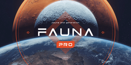Fauna Pro Font Poster 1