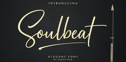 Soulbeat Font Poster 1