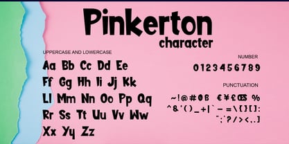 Pinkerton Font Poster 5