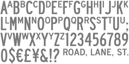 Roadway Font Poster 4