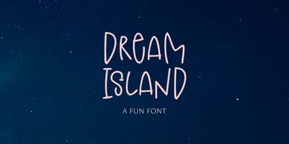 Dream Island Font Poster 1