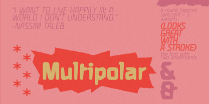 Multipolar Font Poster 1