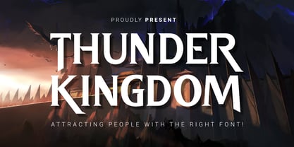Thunder Kingdom Fuente Póster 1