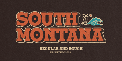 South Montana Font Poster 1