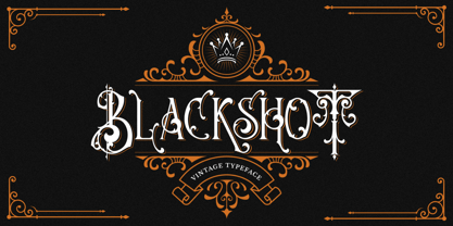 Blackshot Font Poster 1