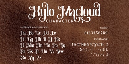 Xylo Macloud Font Poster 5