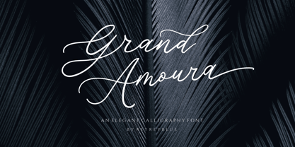 Grand Amoura Font Poster 1