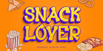 Snack Lover Font Poster 1