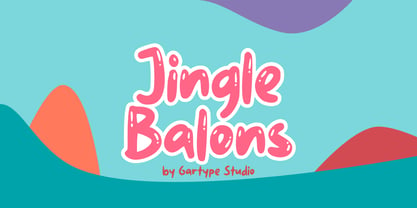 Jingle Balons GT Font Poster 1