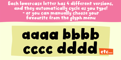 Always Busy Font Poster 4