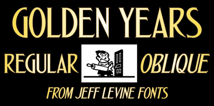 Golden Years JNL Font Poster 1