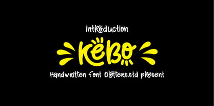 Kebo Font Poster 1