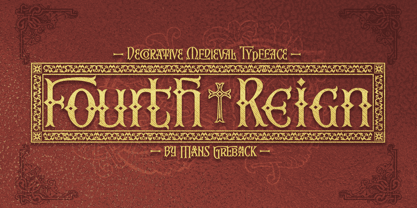 Fourth Reign Font Poster 1
