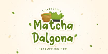 Matcha Dalgona Font Poster 1