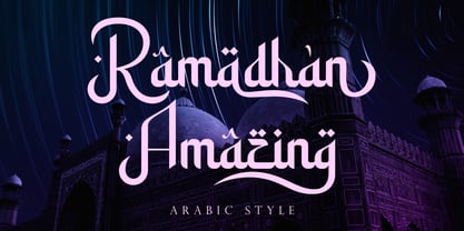 Ramadhan Amazing Font Poster 1