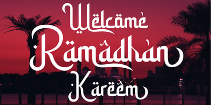 Ramadhan Amazing Font Poster 4