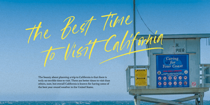 California Quotes Font Poster 5