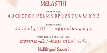 Melasthi Font Poster 6