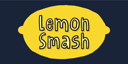 Lemon Smash Font Poster 1