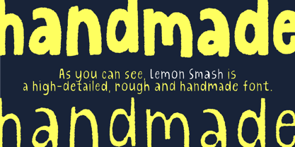 Lemon Smash Font Poster 4