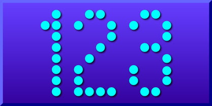 Display Dots Four Sans Font Poster 3