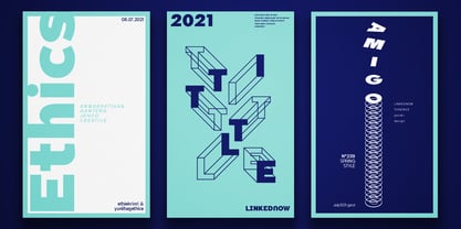 Linked Now Font Poster 10