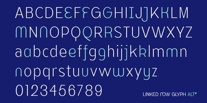 Linked Now Font Poster 3