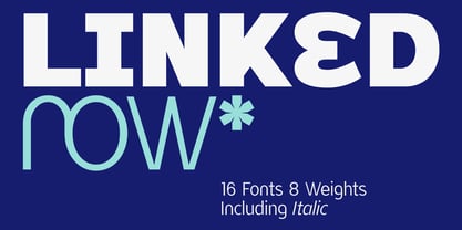 Linked Now Font Poster 1