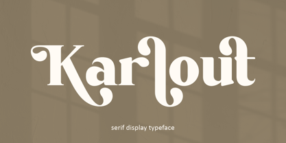 Karlout Font Poster 1