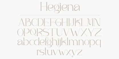 Hegiena Font Poster 7