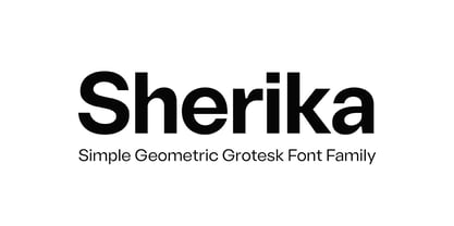 Sherika Font Poster 1