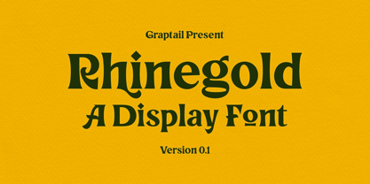 Rhinegold Font Poster 1