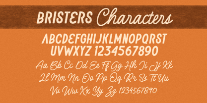 The Bristers Sans Font Poster 5