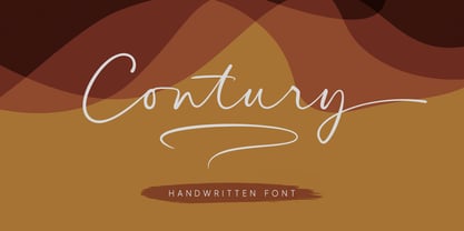 Contury Font Poster 1