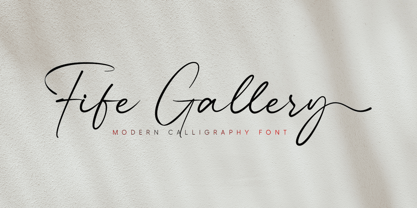 Fife Gallery Font Poster 1